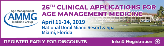 AMMG 25th Clinical Applications for Age Management Medicine