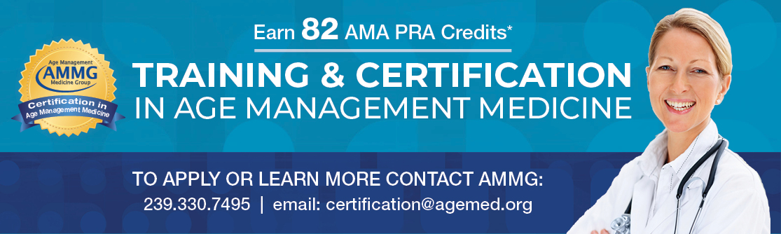 certification in age management medicine