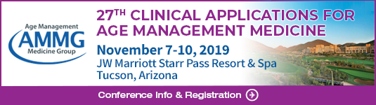 AMMG 25th Clinical Applications for Age Management Medicine