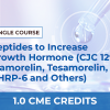 PEPTIDES TO INCREASE GROWTH HORMONE (CJC 1295, IPAMORELIN, TESAMORELIN, GHRP-6 AND OTHERS) – SINGLE COURSE