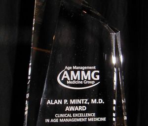 ALAN P. MINTZ, M.D. AWARD FOR CLINICAL EXCELLENCE IN AGE MANAGEMENT MEDICINE