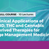 Clinical Applications of CBD, THC and Cannabis Derived Therapies for Age Management Medicine