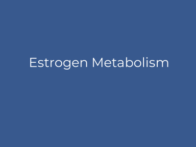 Estrogen Metabolism